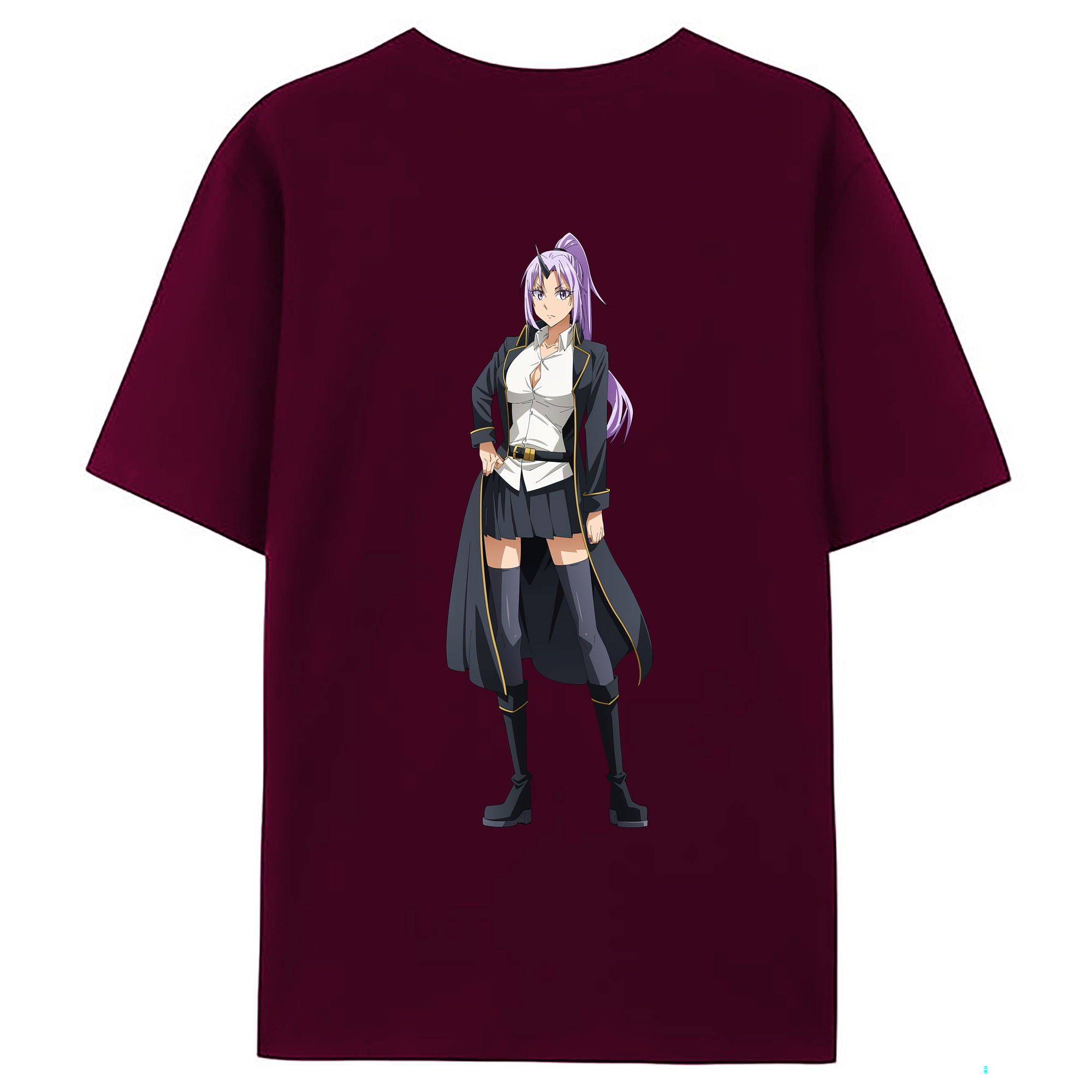 （画像用） 転スラ Regarding Reincarnated to Slime レディース半袖Tシャツ(バックプリント)